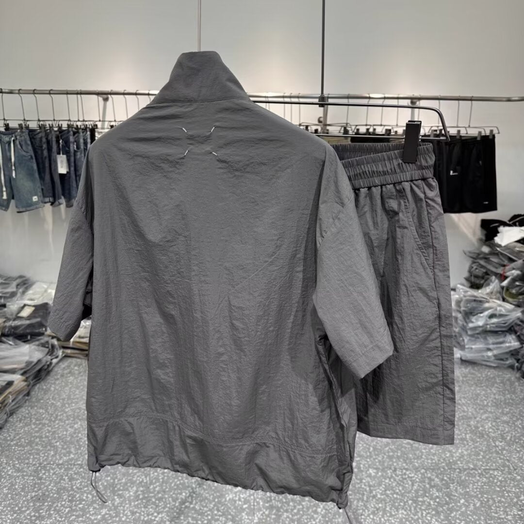 Breathable Summer New Men's Quick-drying Lightweight Short Sleeve Suit