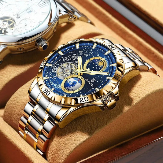 Men's Classic Quartz Stainless Steel Timepiece