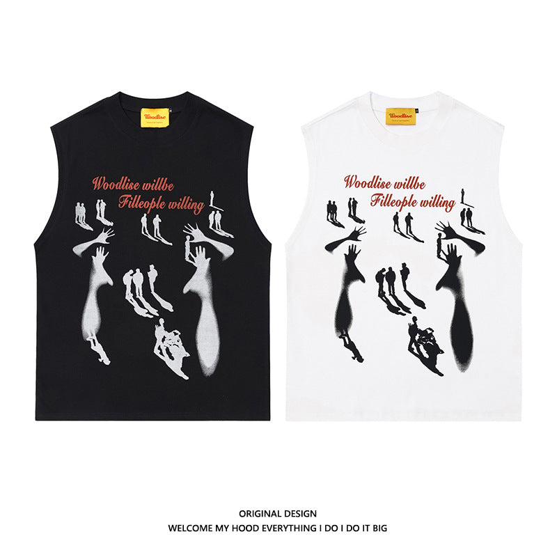 WoodLise Printed Tank Top For Men