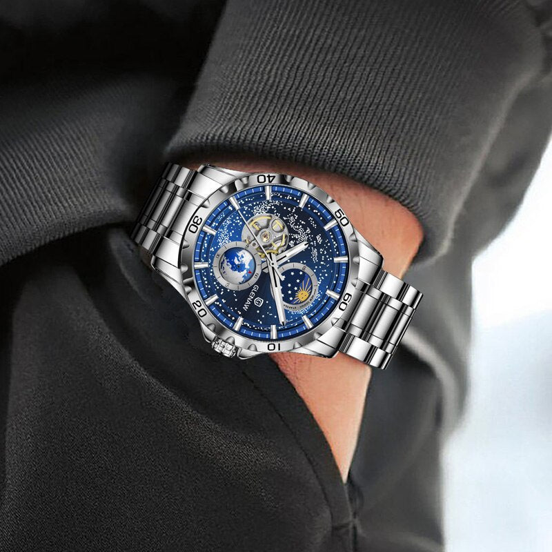 Men's Classic Quartz Stainless Steel Timepiece