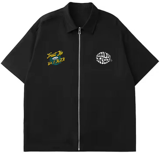 KINGS MEN - JAH GUIDE ZIP SHIRT