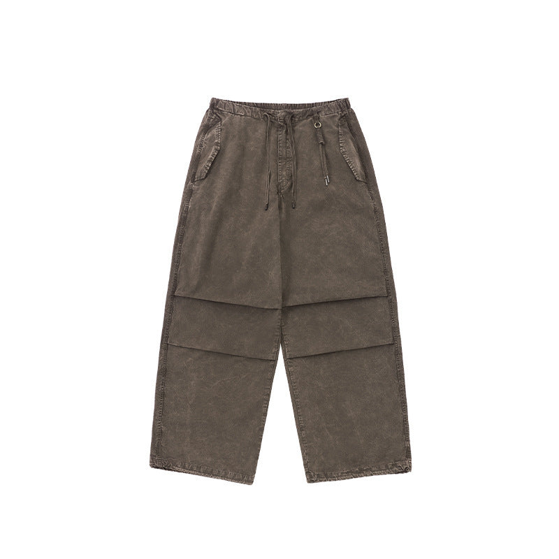 Street Flap Pocket Washed Paratrooper Overalls