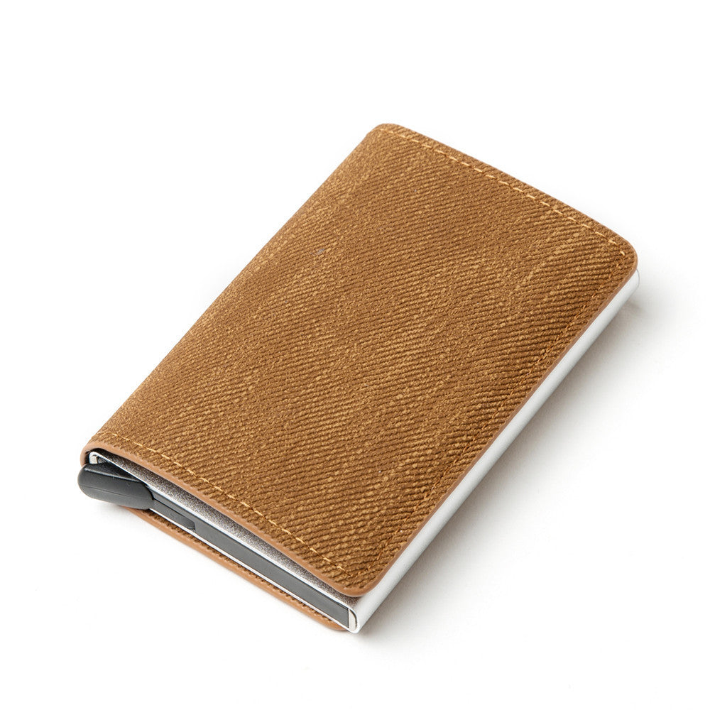 Ultra-Thin Anti-Theft Shield Aluminium Alloy Credit Card Case with Multi-Card Storage