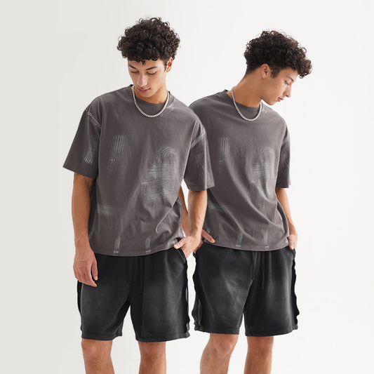 Men's Washed-out Vintage Loose Cotton T-shirt