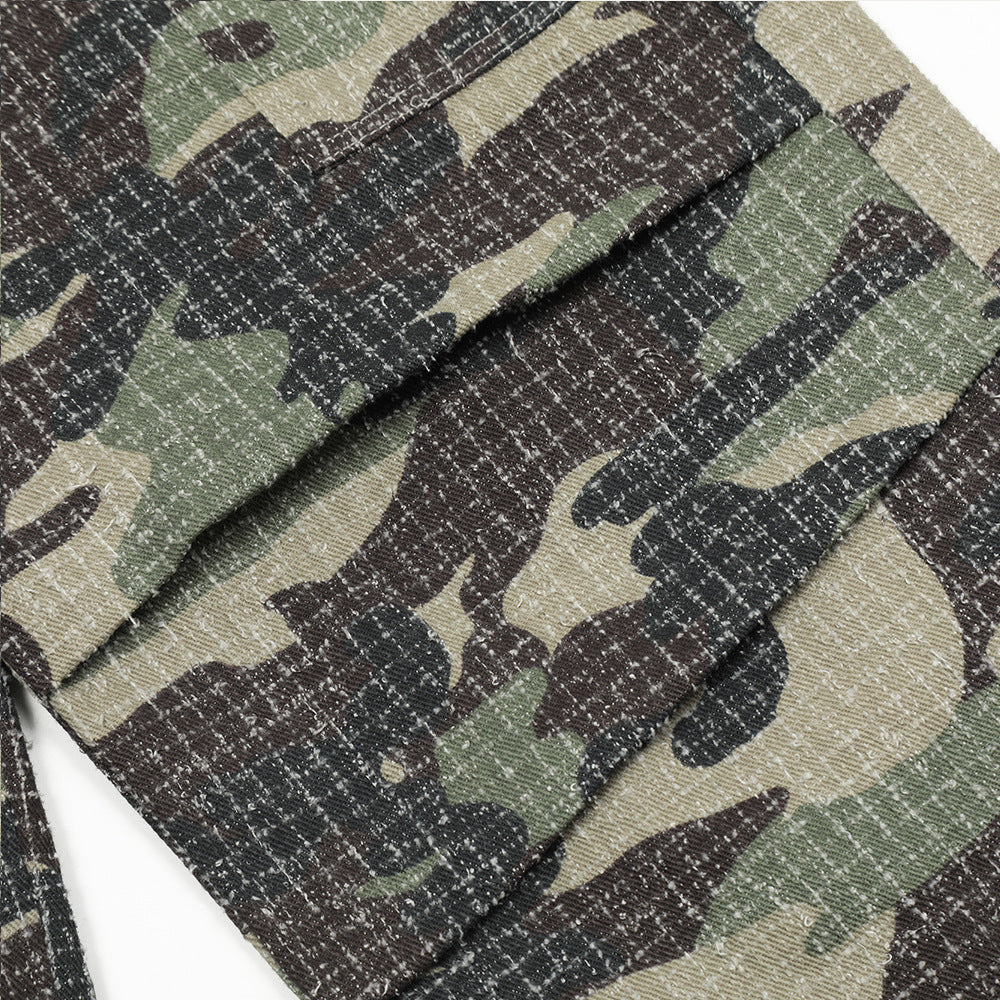 Men's Camouflage Outdoor Paratrooper Fold  Pants