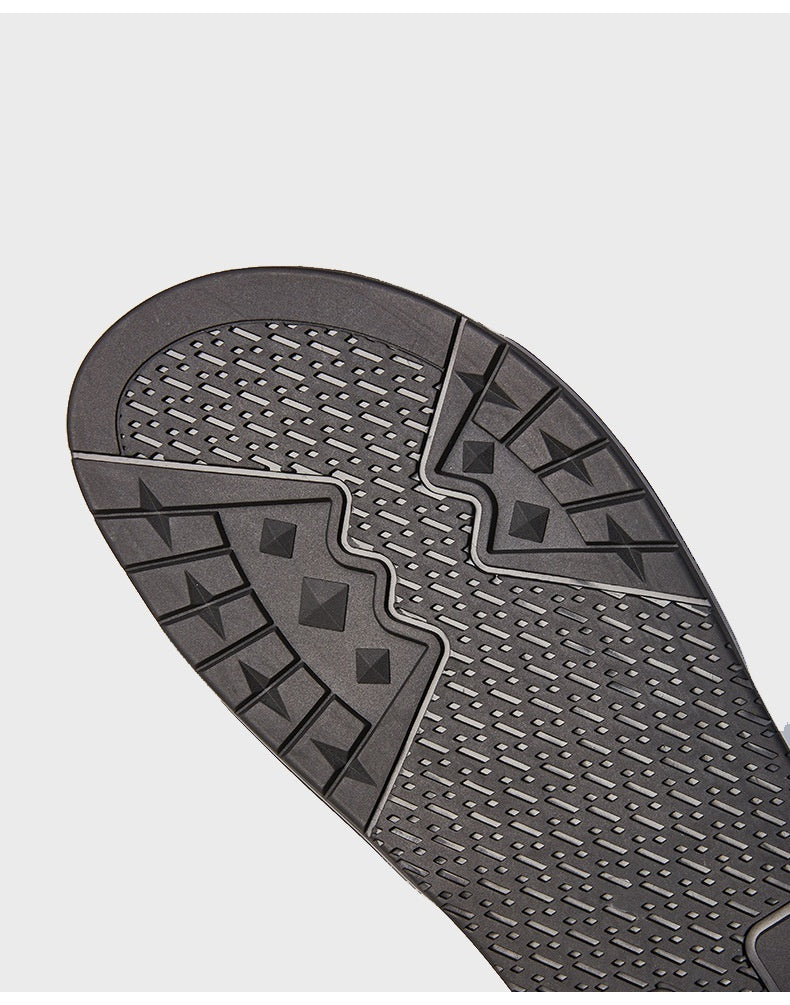 Genuine Leather Men's Summer Slippers Outdoor Non-slip