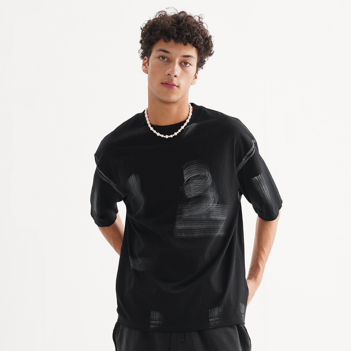 Men's Washed-out Vintage Loose Cotton T-shirt