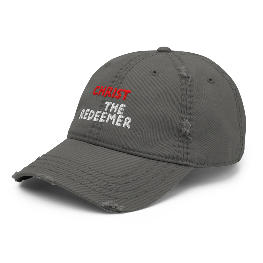 Christ the Redeemer Distressed Dad Hat