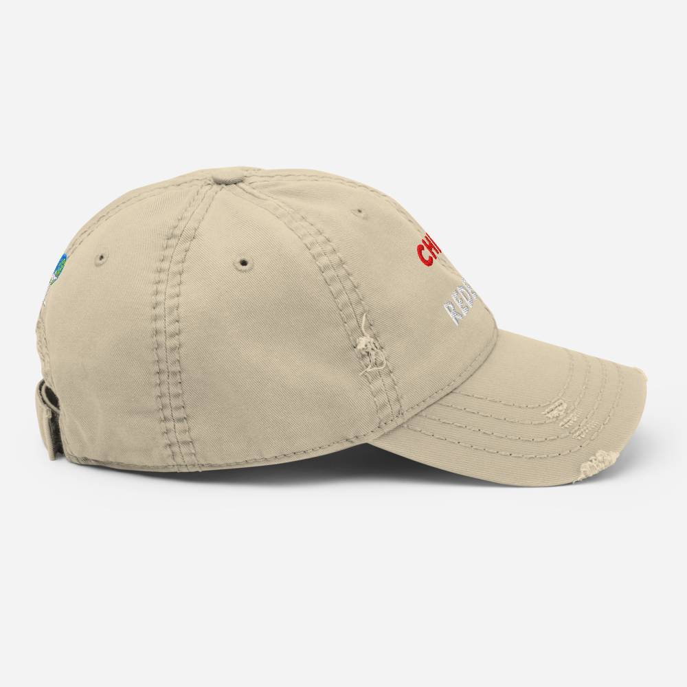 Christ the Redeemer Distressed Dad Hat