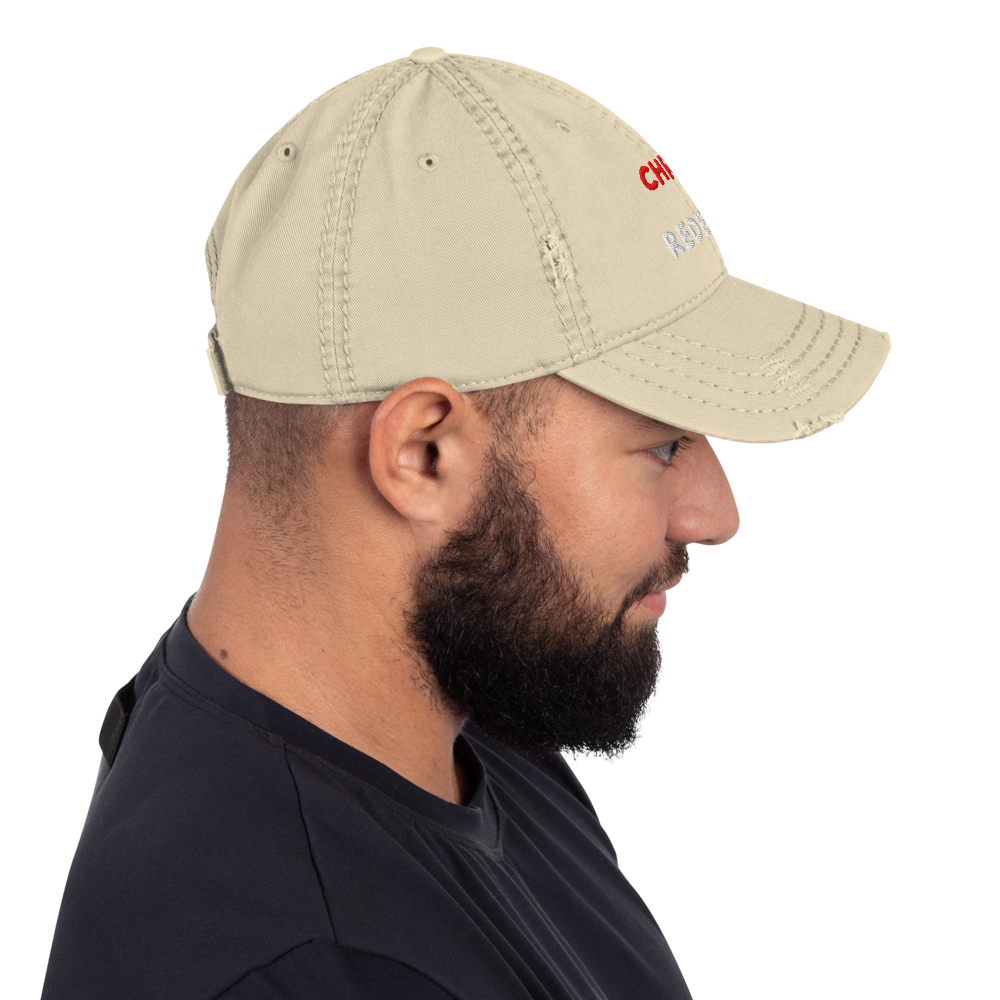 Christ the Redeemer Distressed Dad Hat