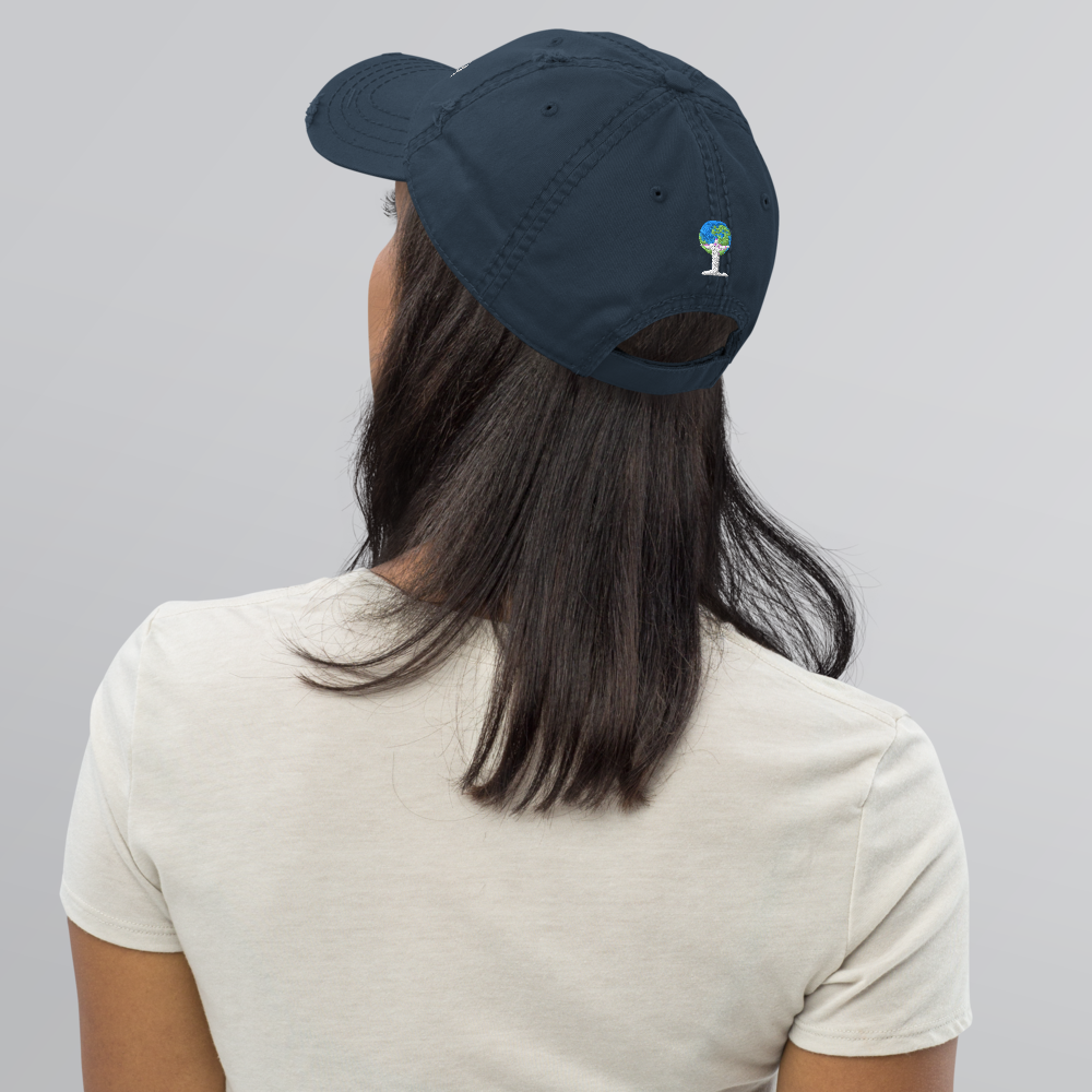 Christ the Redeemer Distressed Dad Hat