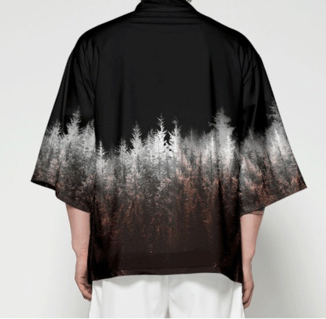 Kimono Cardigan Loose Large Size Trendy Men's Jacket