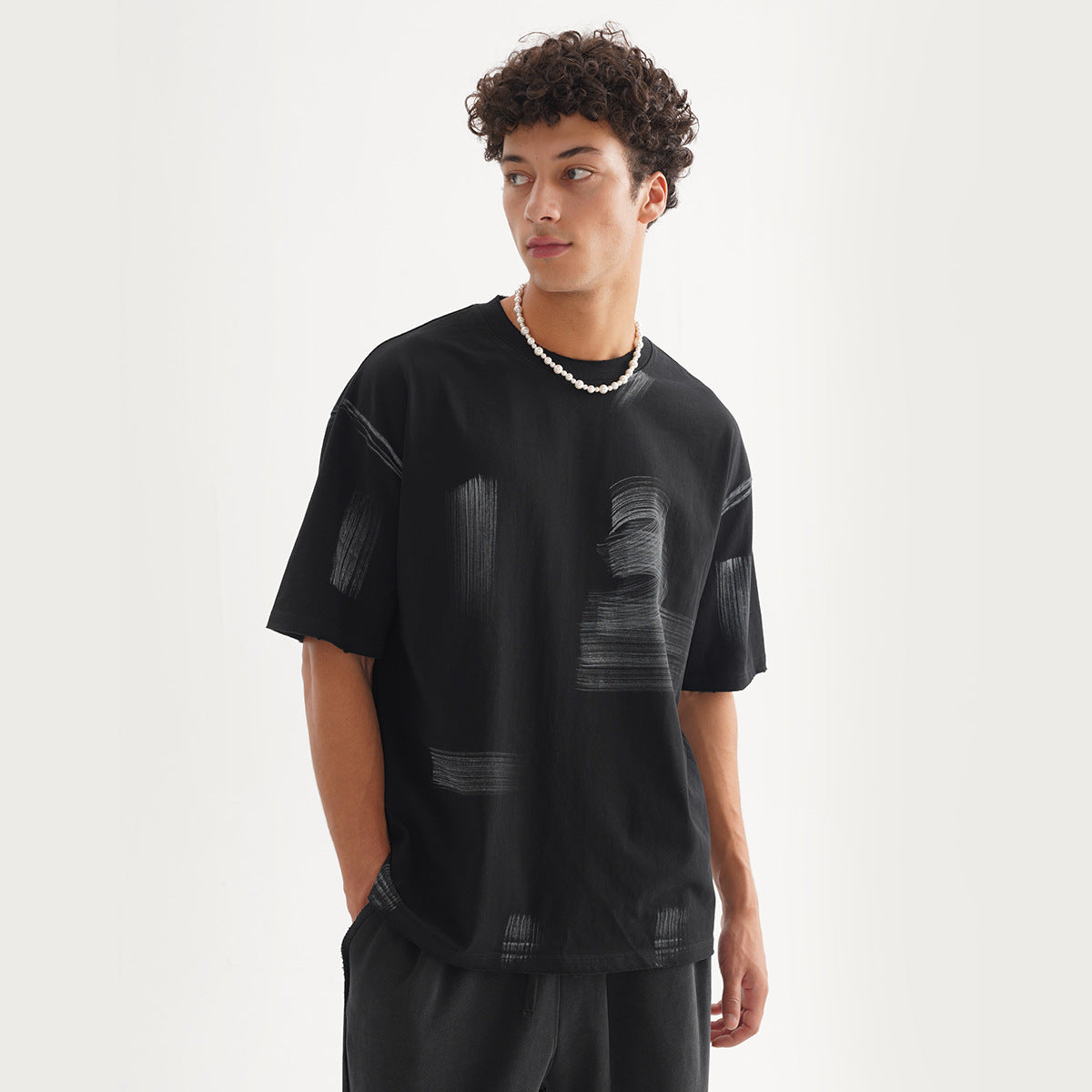 Men's Washed-out Vintage Loose Cotton T-shirt